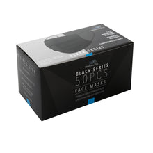 Load image into Gallery viewer, Welltrex Pro All Black Series 3Ply Disposable 50pcs (Adult Size) (PRE-ORDER)