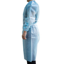 Load image into Gallery viewer, Single Use Disposable Isolation Gown (Blue)