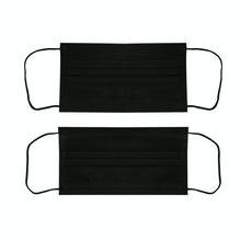 Load image into Gallery viewer, Welltrex Pro All Black Series 3Ply Disposable 50pcs (Adult Size) (PRE-ORDER)
